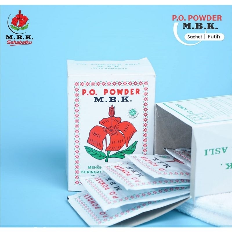 Bedak MBK Putih & Silver 1 Sachet