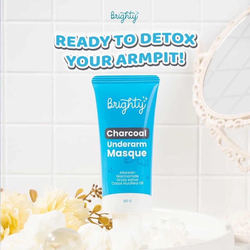 BRIGHTY CHARCOAL UNDERARM MASQUE 60g