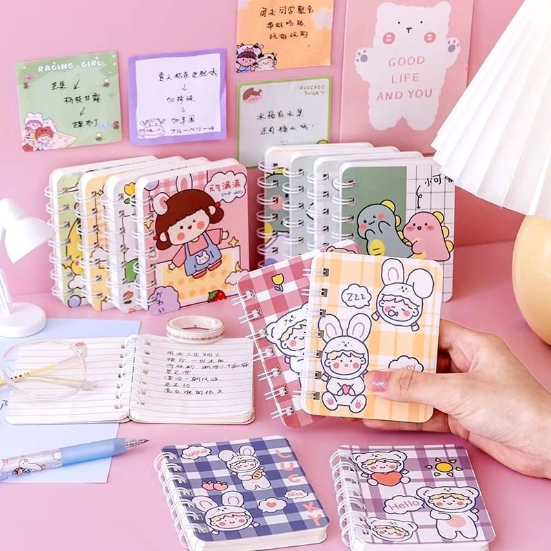 NOTE BOOK MINI A7 RANDOM KARAKTER | buku diary mini karakter