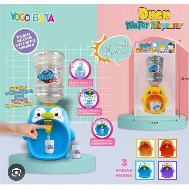 dispenser pingwin mainan anak dispenser pingwin