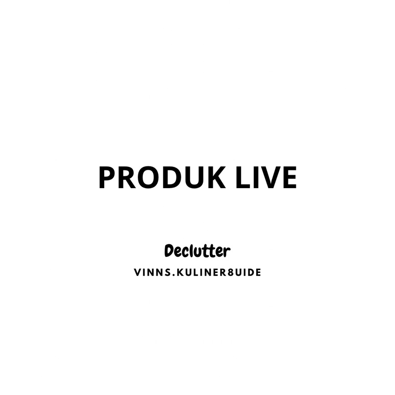 preloved live