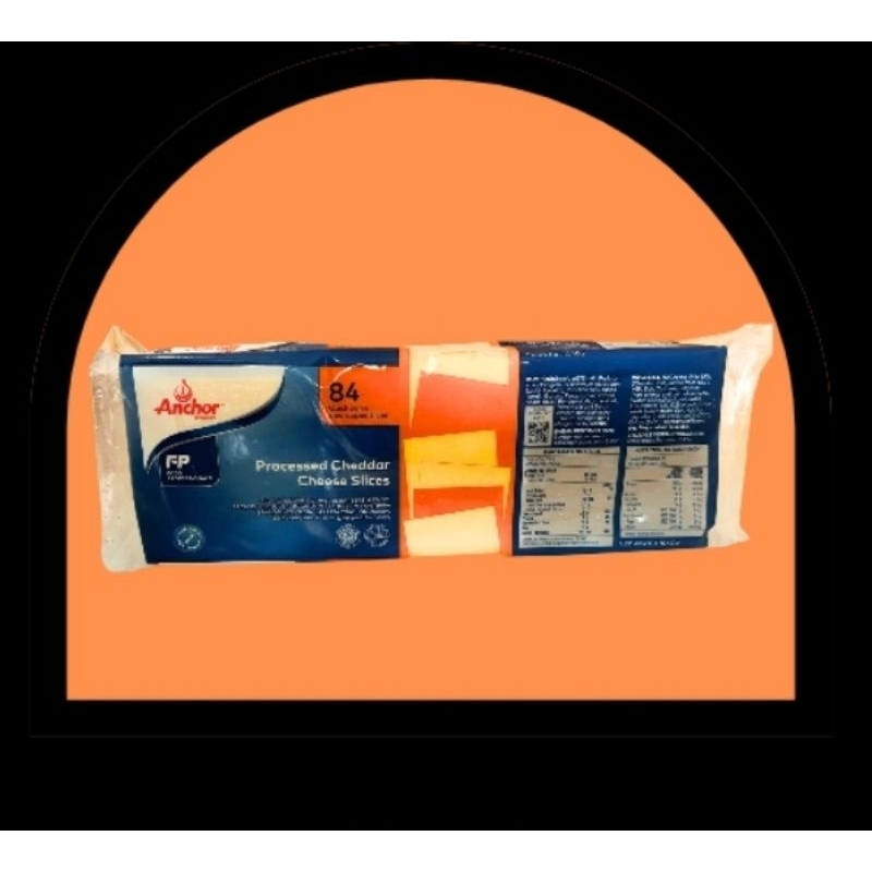 Anchor Cheddar Cheese Slice per 28pcs