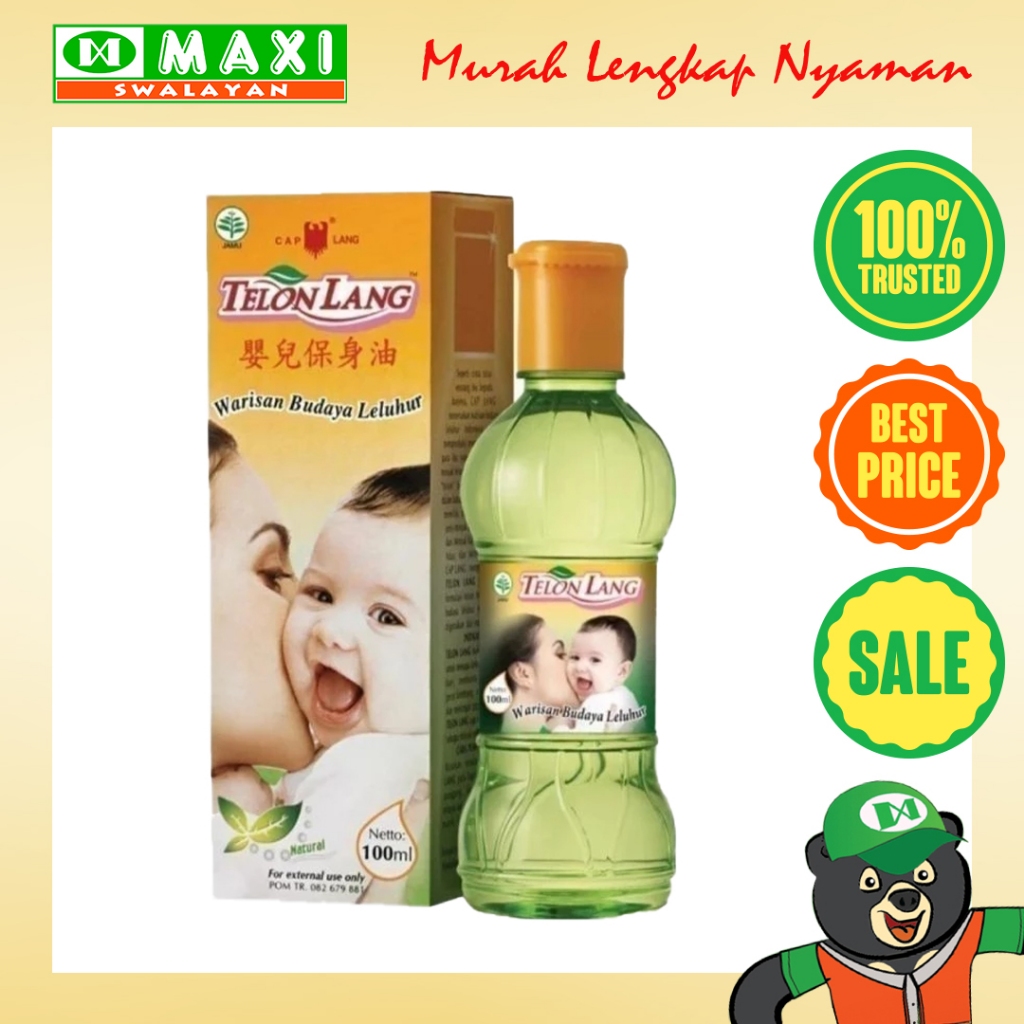 Cap Lang Minyak Telon 100ml