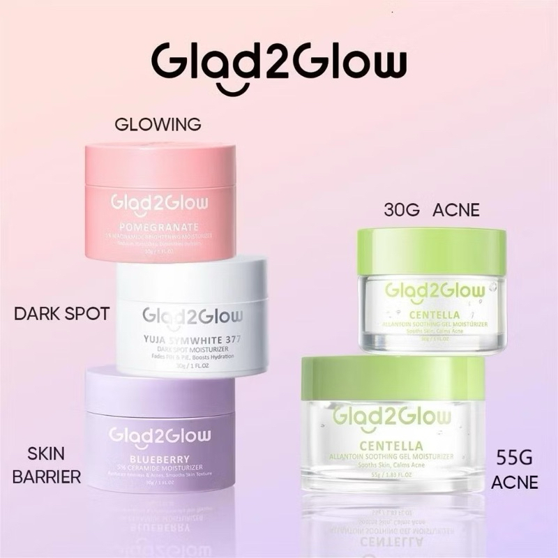 GLAD2GLOW MOISTURIZER SERIES