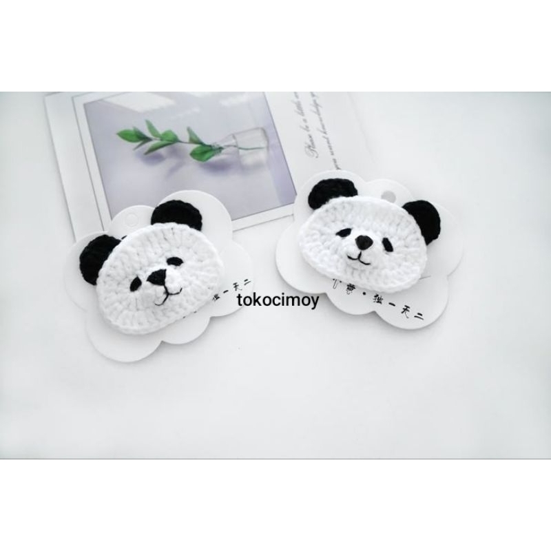 Jepit Rambut Panda Lucu
