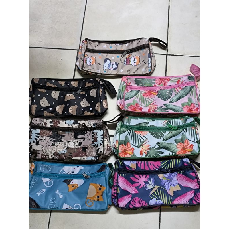 6pcs oval besar 2 sleting