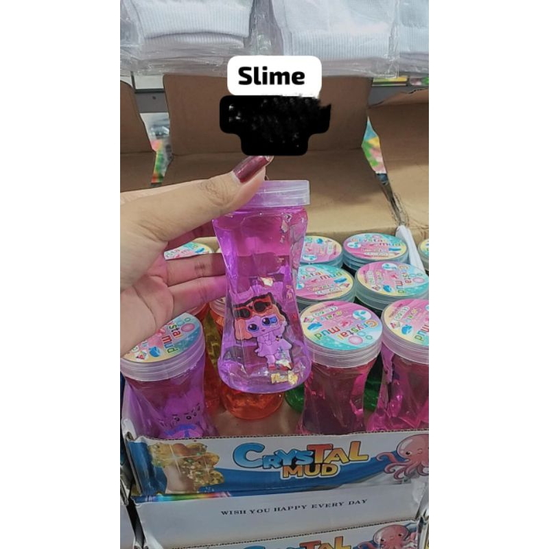 Slime Botol Karakter Crystal Mud