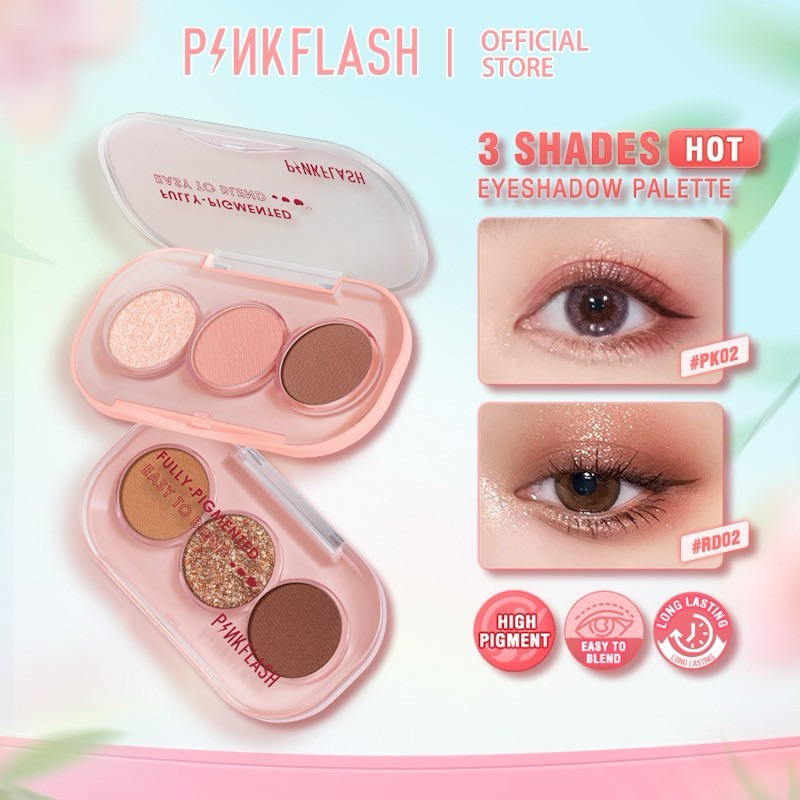 PINKFLASH 3 PAN EYESHADOW