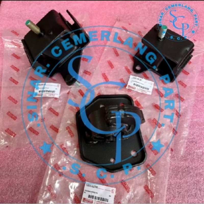 engine mounting set grand max manual 3pcs japan