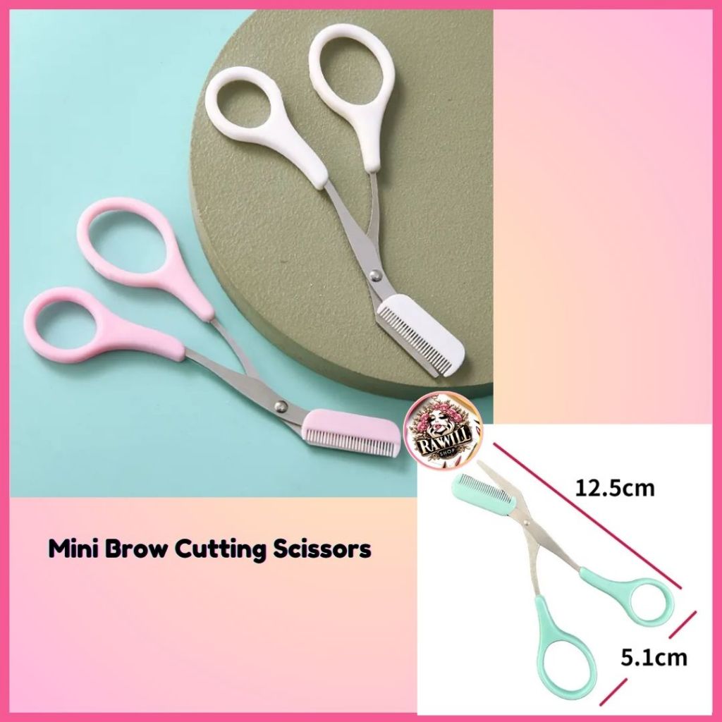 MINI BROW TRIMMER CUTTING SCISSCORS