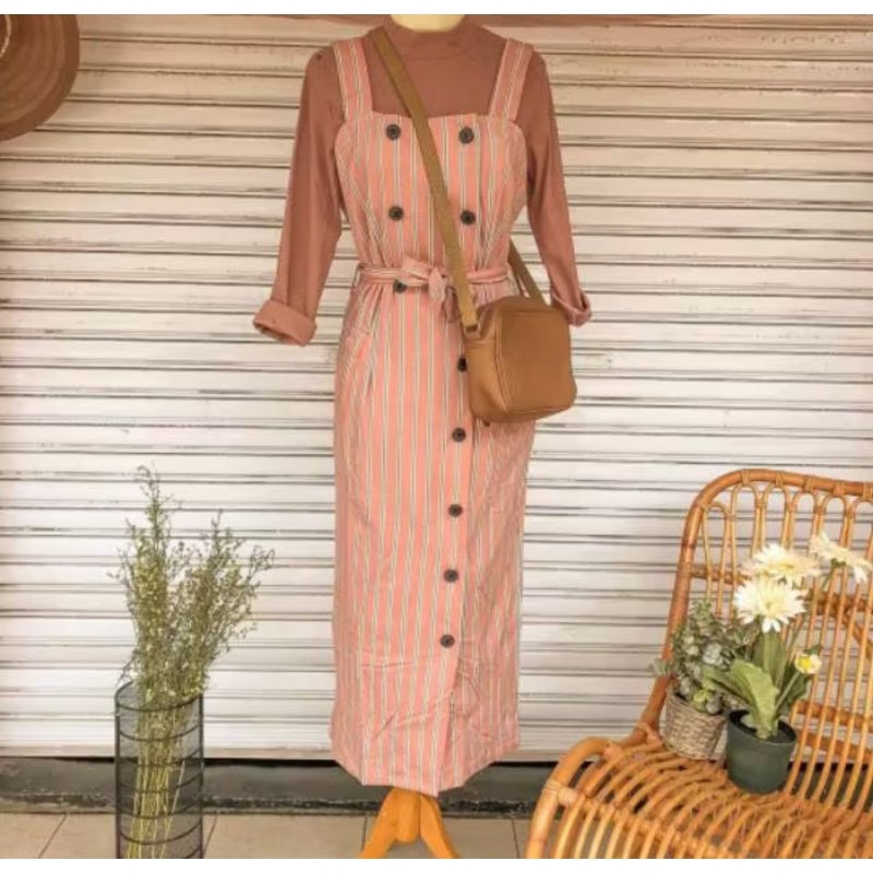 Preloved overall bahan kaos
