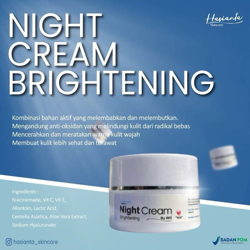 Night Cream Biasa  Hasianta