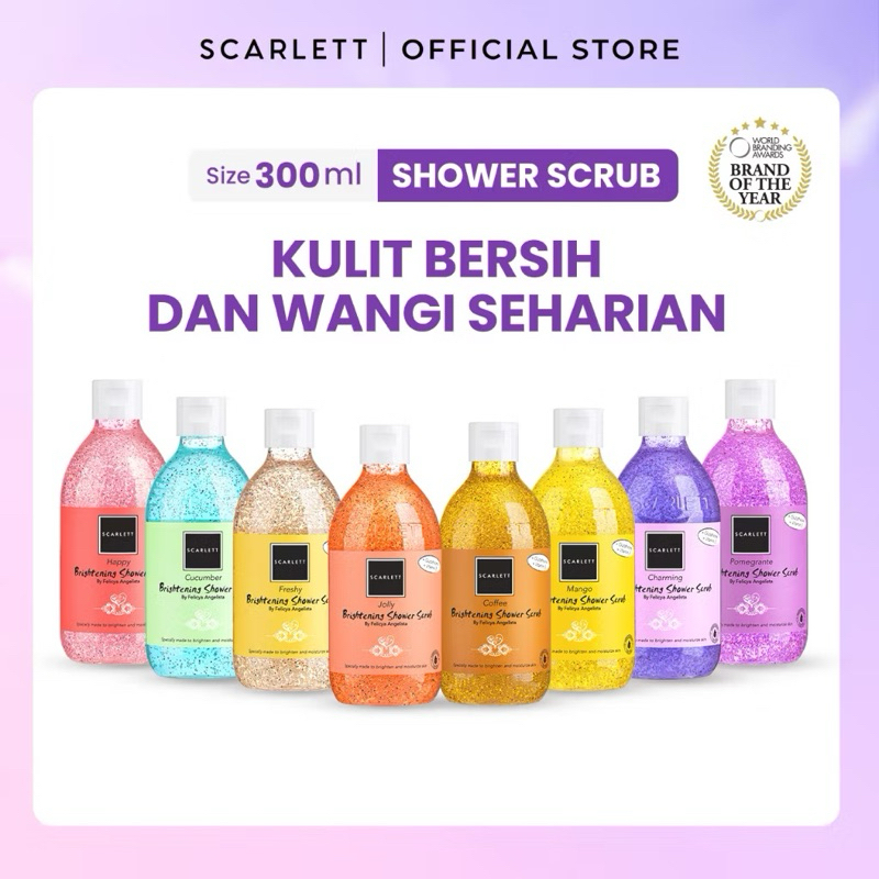 Scarlett Shower Scrub 200ml