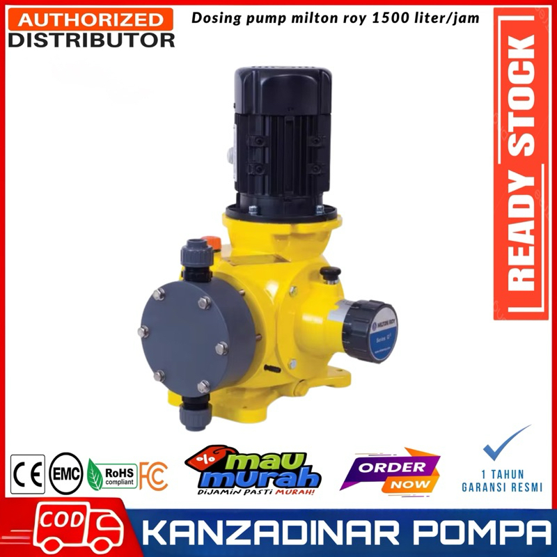 Dosing pump milton roy 1500 liter/jam