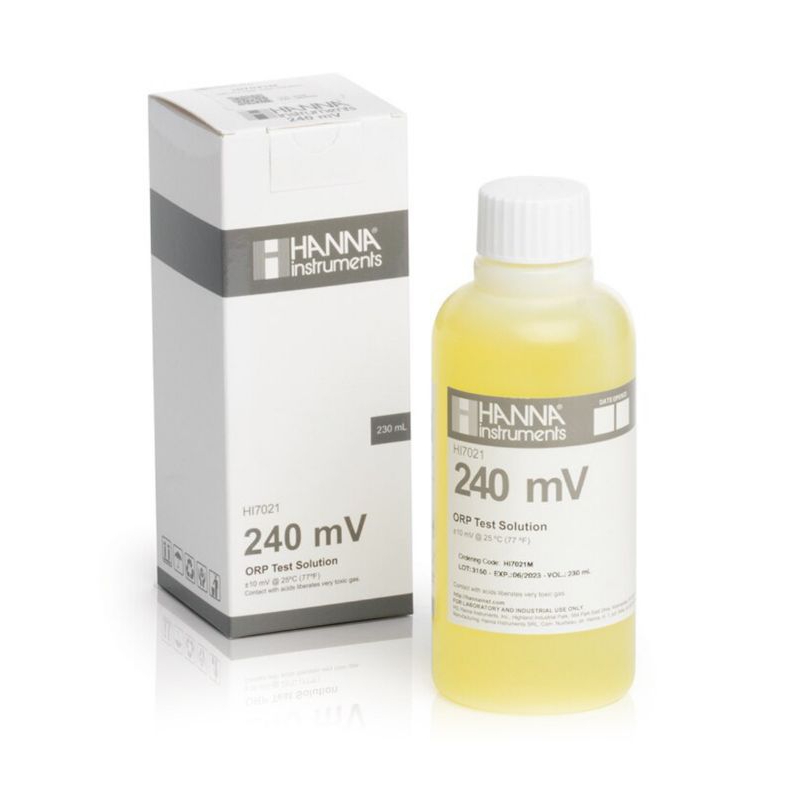 HI7021 240 mV @ 25°C ORP Test Solution