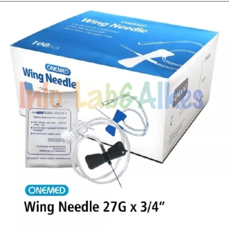 PER BOX Wing N E E D L E 27G Onemed