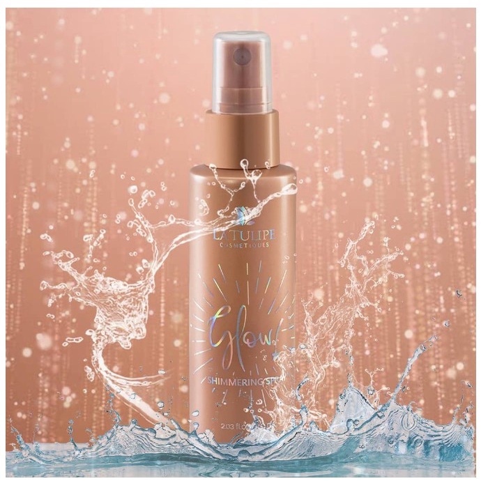 la tulipe glow shimmering spray
