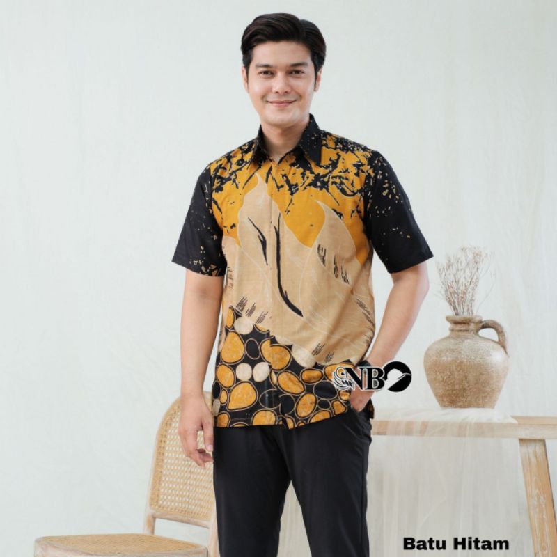 baju batik lengan pendek BBC buaran