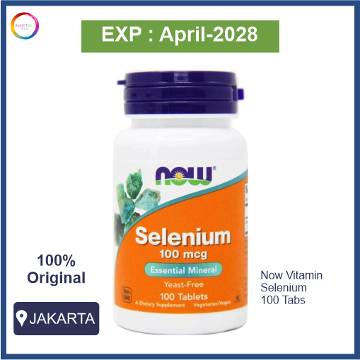 NOW foods Selenium 100 mcg 100 Tablets