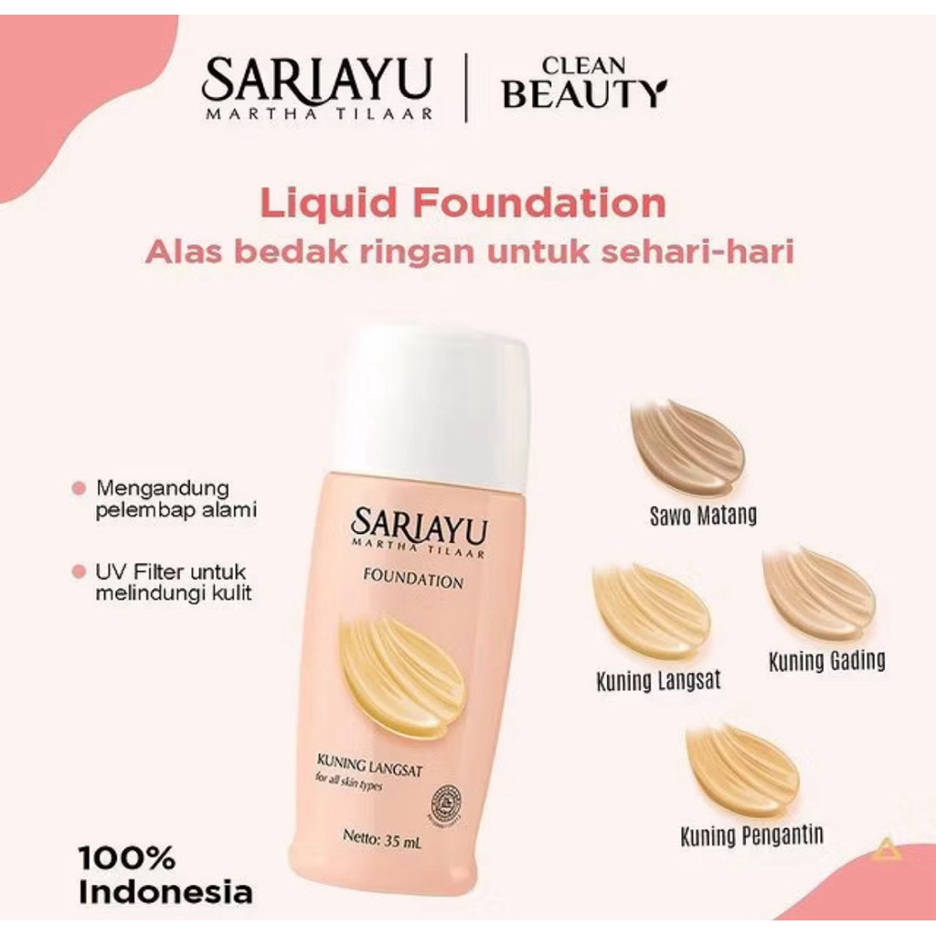 SARIAYU FOUNDATION 35 ML
