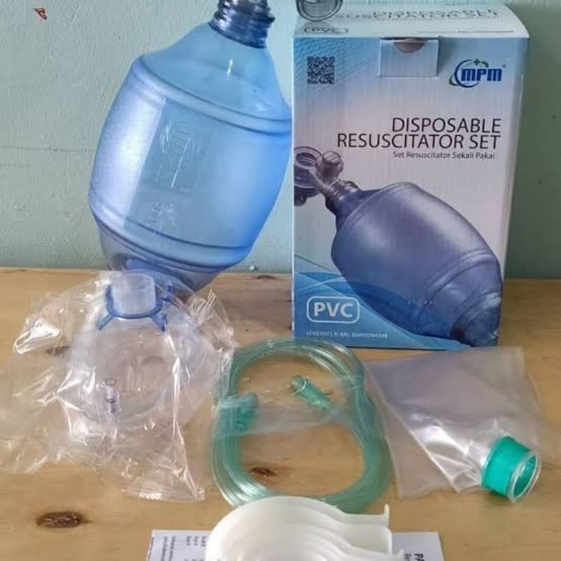 Ambu Bag Dewasa Set for Resuscitation