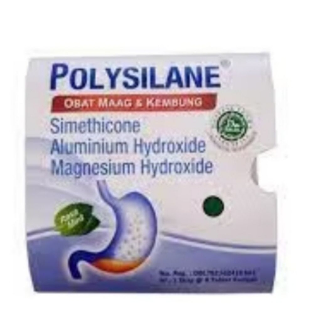 polysilane tablet strip Isi 4 strip