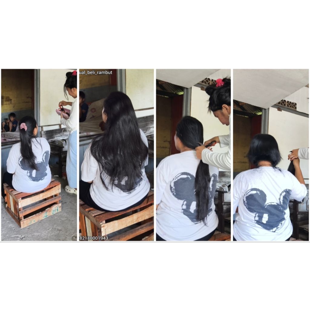 rambut ukuran 35cm