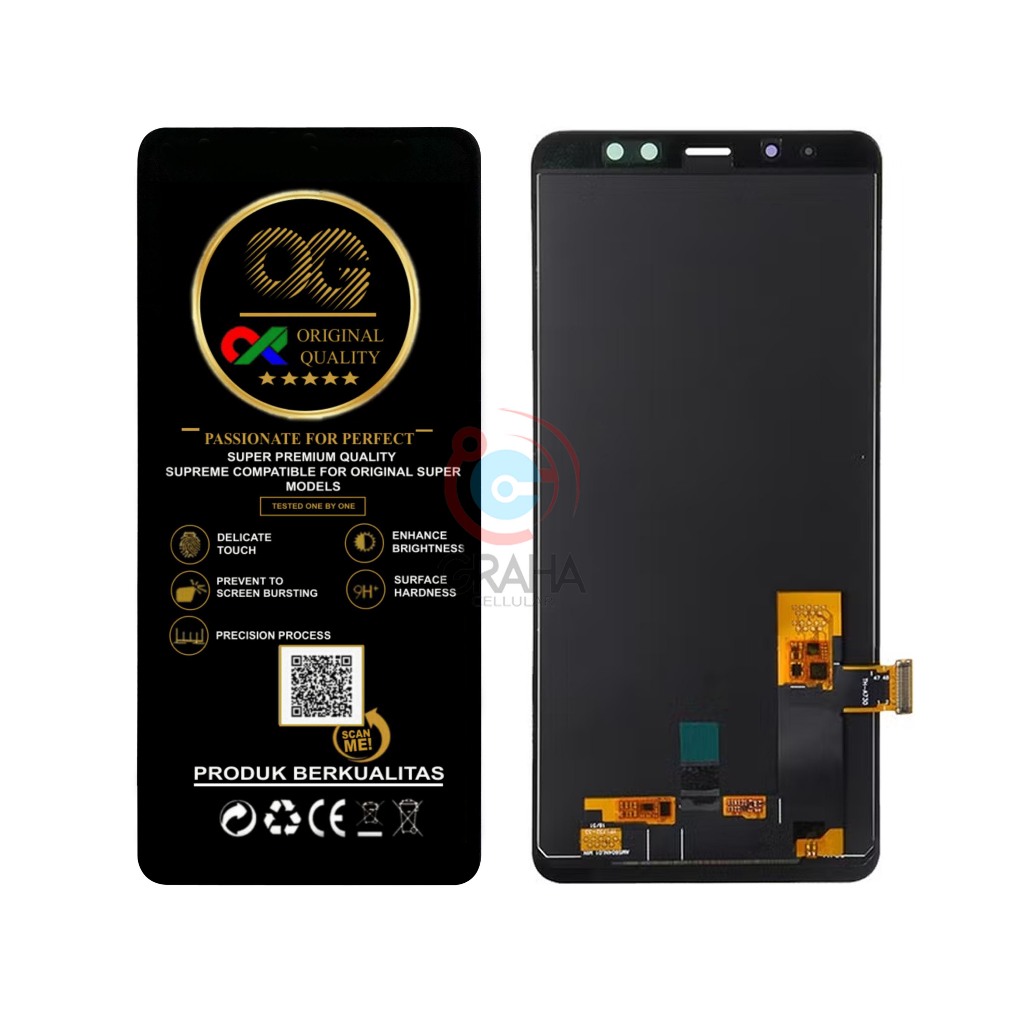 LCD SAMSUNG A8 PLUS 2018 / A730 OG SUPER FULLSET TOUCHSCREEN