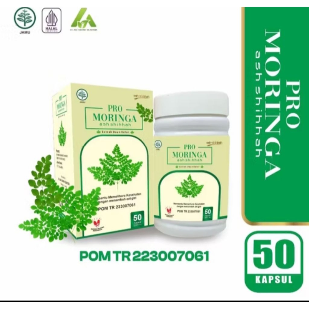 moringga kapsul dari daun kelor