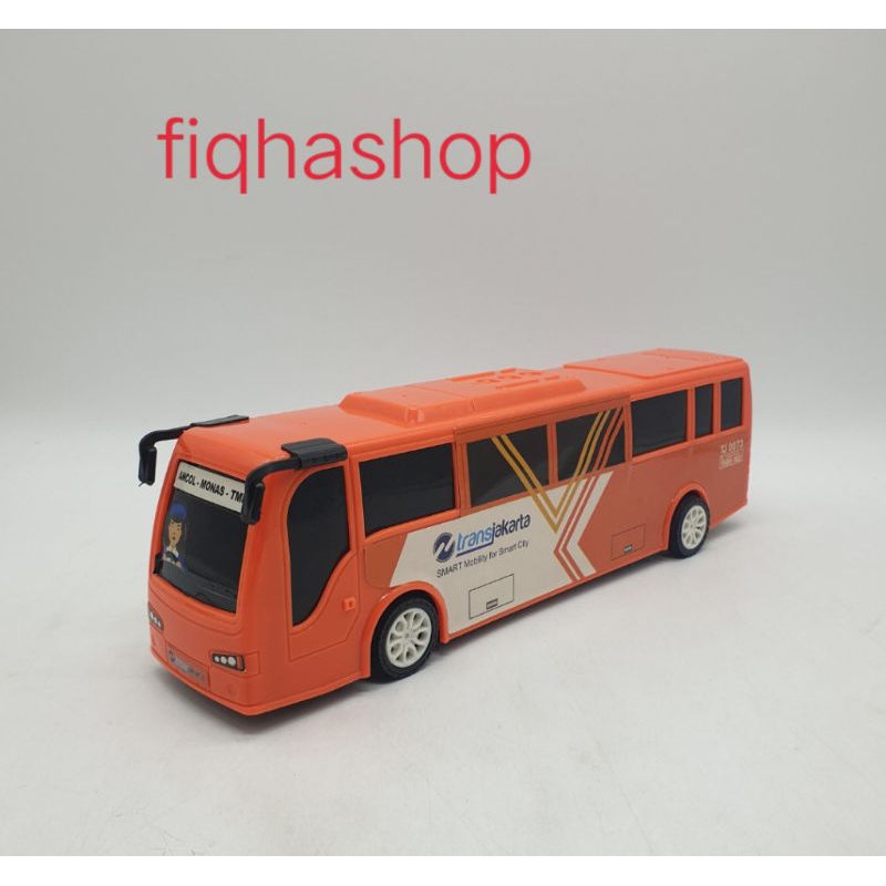Mainan bus transjakarta RKC