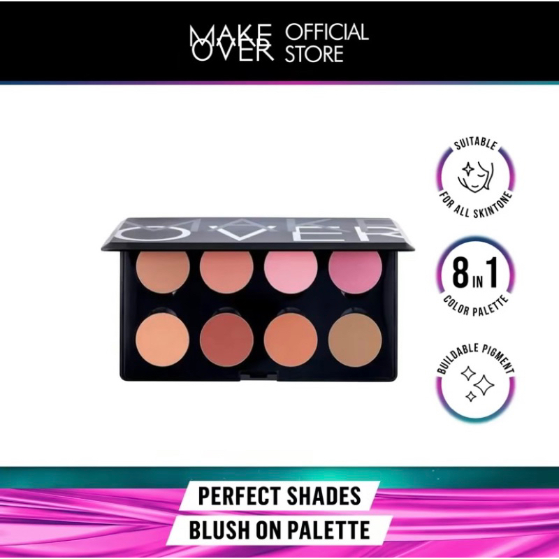 Make Over Perfect Shade Blash On Pallete