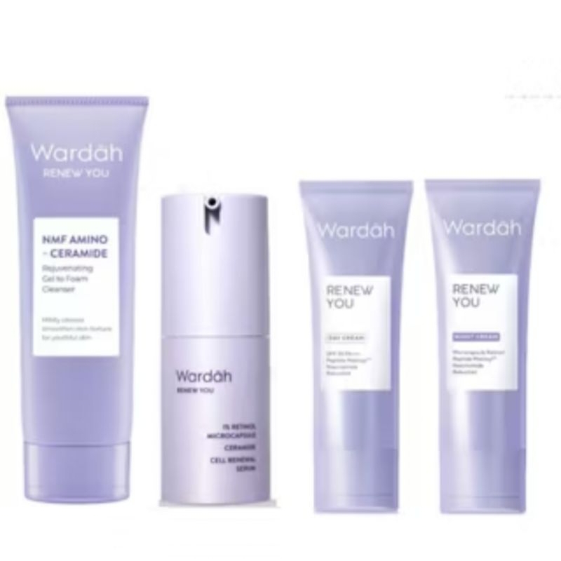 4Pcs PAKET WARDAH RENEWYOU