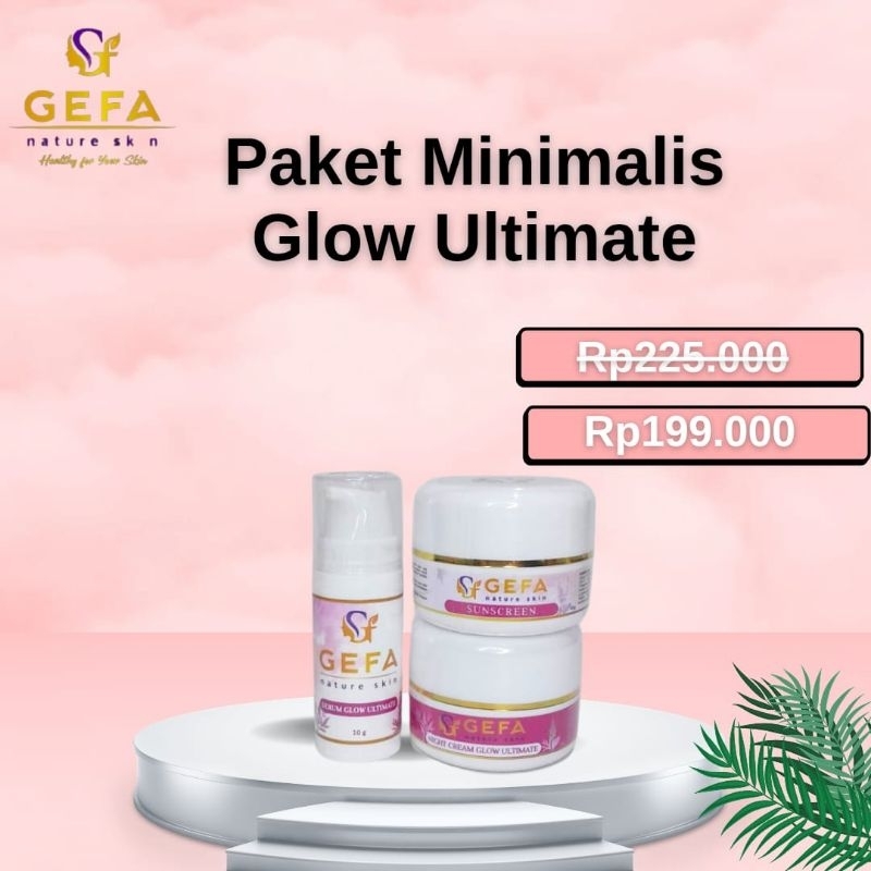 COD PAKET MINIMALIS GLOW ULTIMATE [ Serum,suncreen,night crem ]