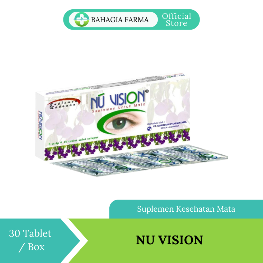 NUVISION BOX 30 TABLET | VITAMIN MATA