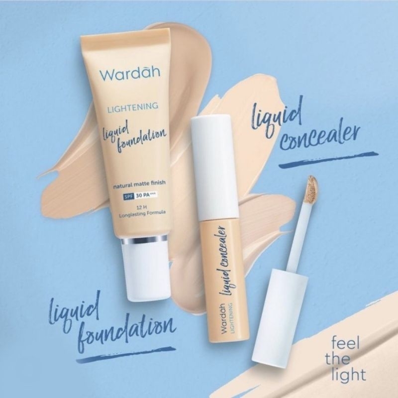[PROMO] Wardah Lightening Liquid Foundation & Liquid Concealer
