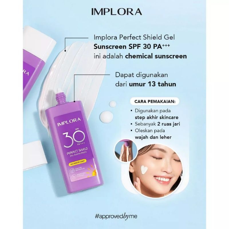 IMPLORA Perfect Shield Gel Suncreen SPF 30 PA+++