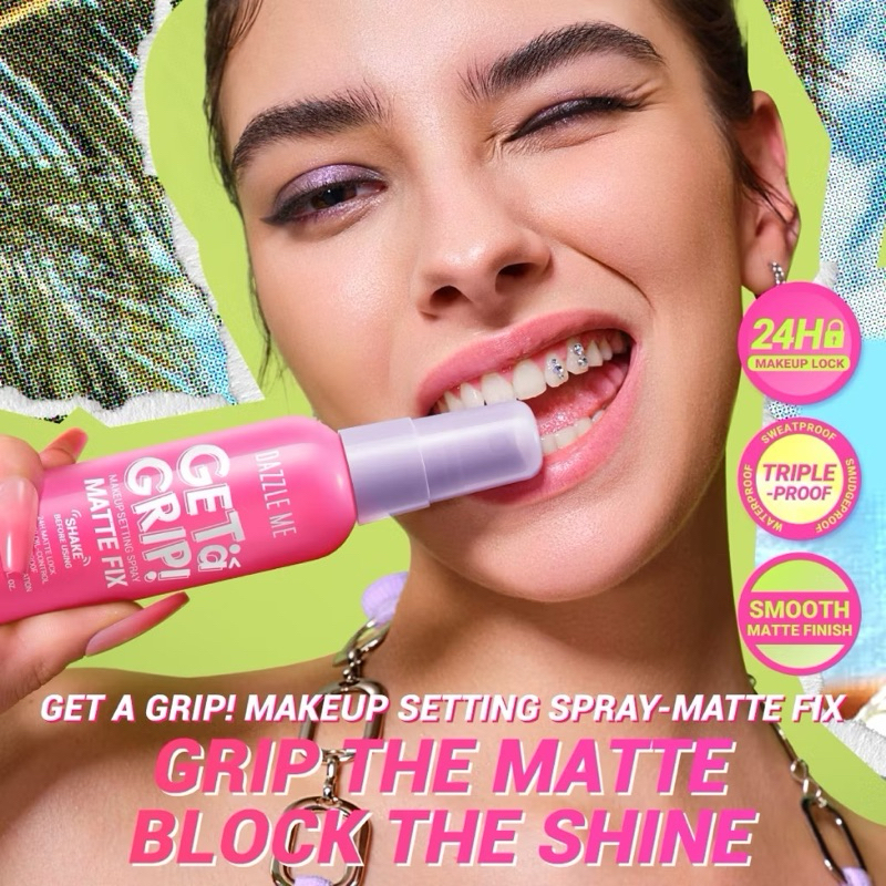 DAZZLE ME GET A GRIP ! MAKE UP SETTING SPRAY - MATTE FIX