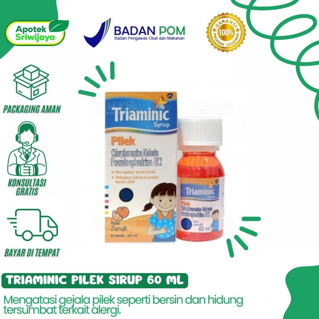 TRIAMINIC PILEK SIRUP 60 ML