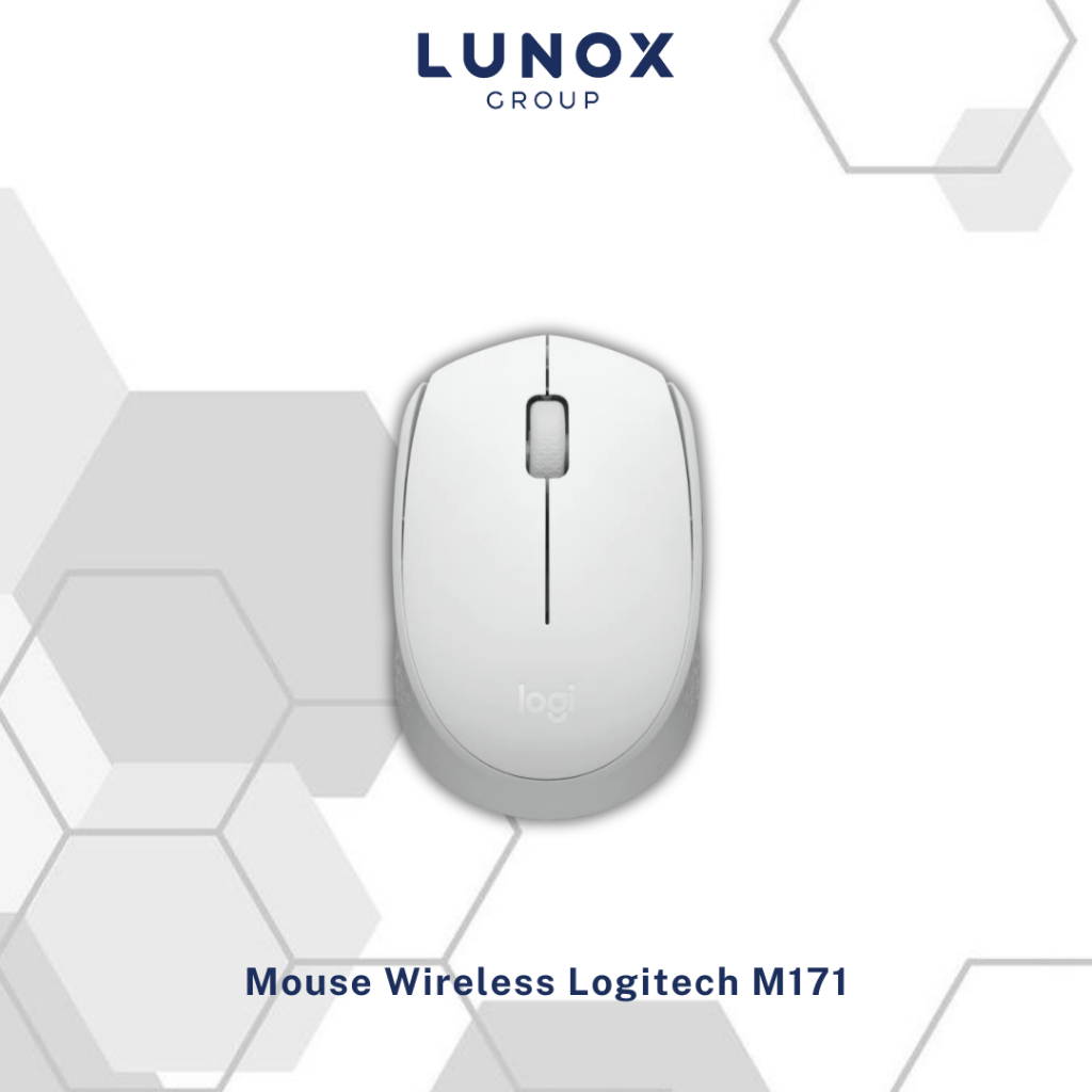 Logitech M171 Mouse Wireless untuk Windows, Mac, ChromeOS - Off White