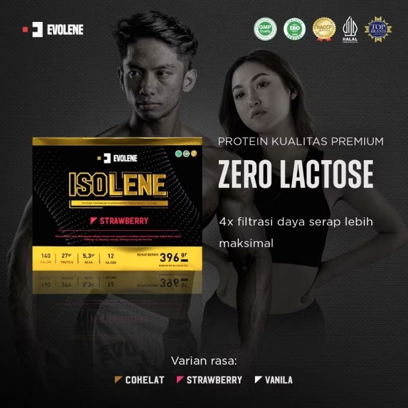 Isolene Evolene 12 Sachet - Whey Protein Isolate (Rasa Chat Admin)