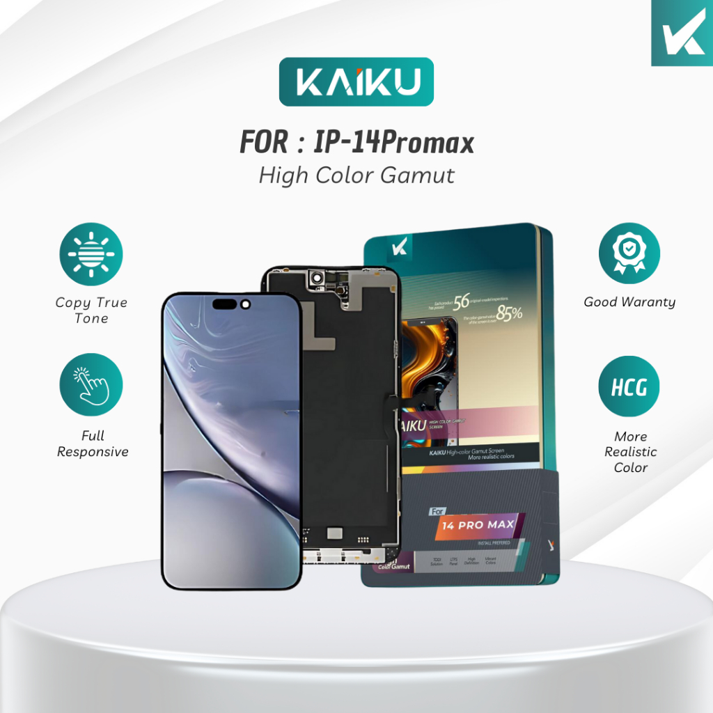 Kaiku - Layar LCD For 14 Promax Oled Fullset Touchscreen Move ic