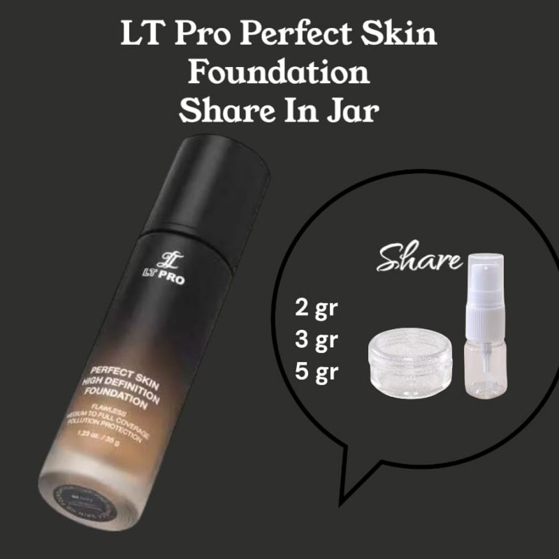 [SHARE] LT Pro HD Perfect Skin Foundation