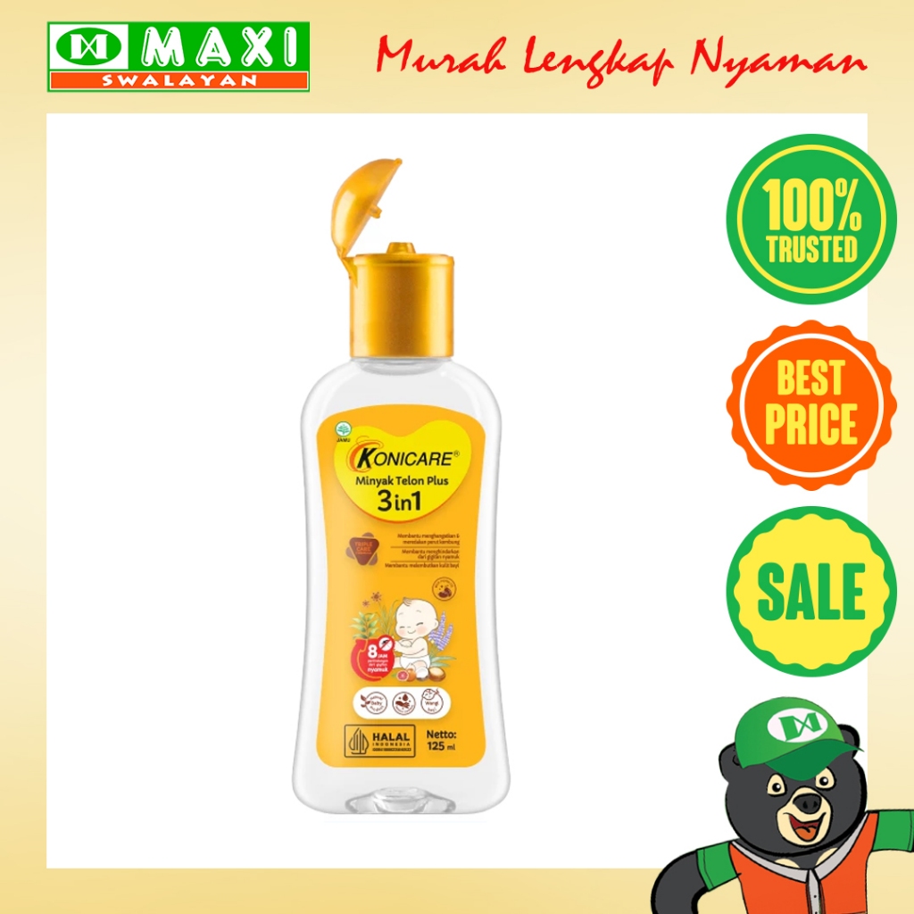 Konicare Minyak Telon Plus 3in1 125ml