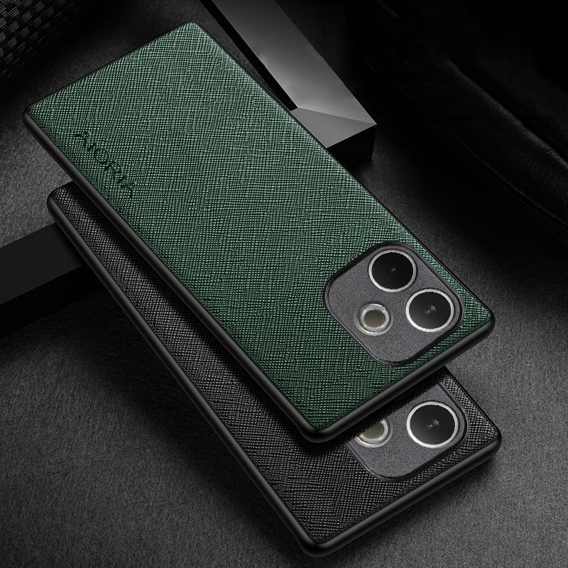 OPPO A5 PRO / OPPO A3 / OPPO A60 SOFT CASE CANVAS CROSS PATTERN