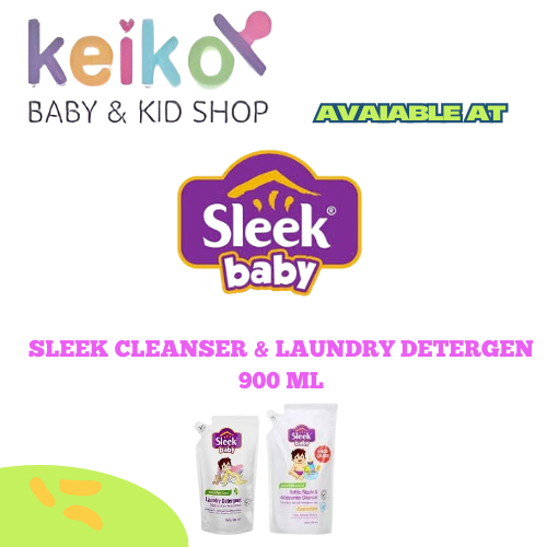 Sleek Cleanser & Laundry detergen 900ml reffil