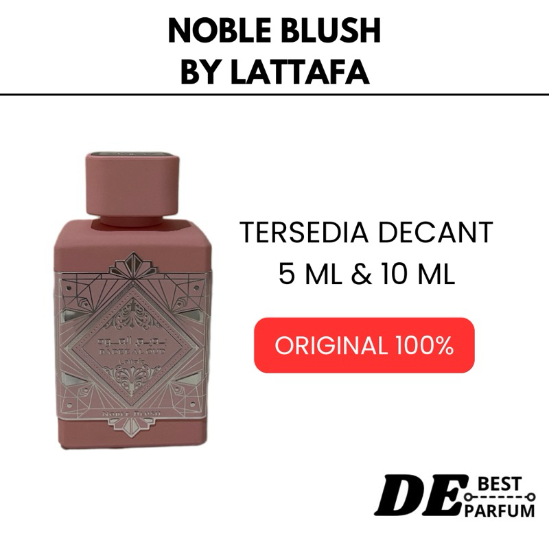 Lattafa Noble Blush Eau De Parfum ( Decant )