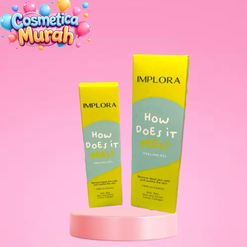 IMPLORA how does it peel remove dead skin cell peeling gel