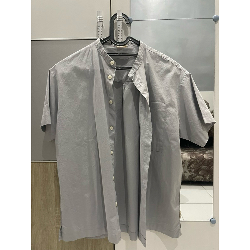 Kemeja shanghai abu