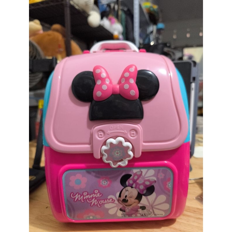 Minnie Mouse Cosmetic Backpack Vanity Makeup Set