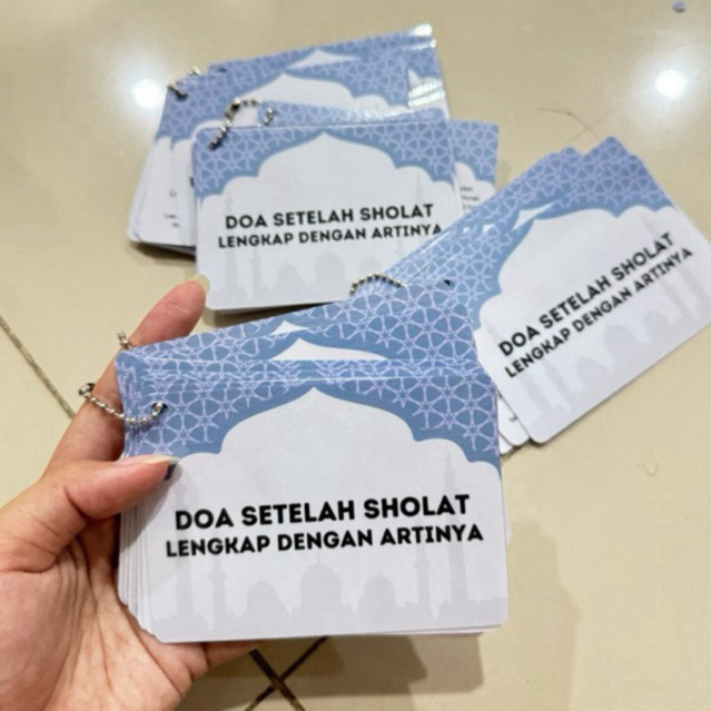 FlashCard Religi Doa Setelah Sholat